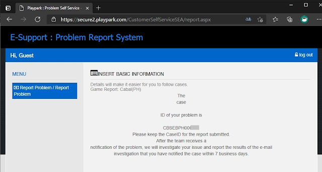 How to File Ticket in Playpark E-Support System