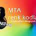 MTA Renk Kodları