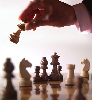 movimiento pieza de ajedrez