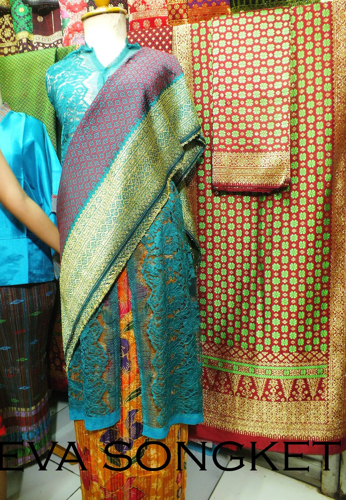 Jual Songket  Palembang Ulos Batak  Kain Tenun Indonesia 