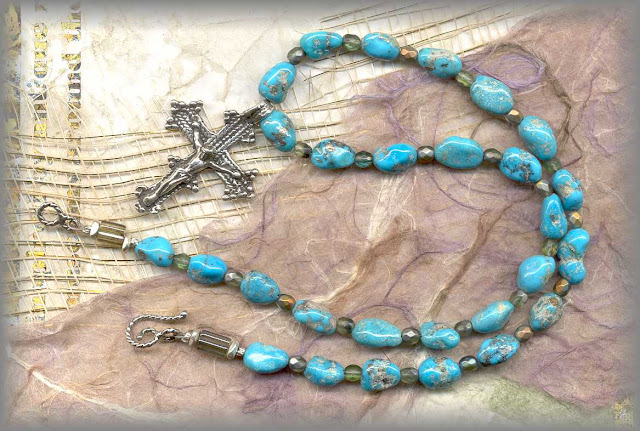 Antique Turquoise Cross