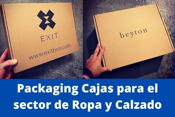 Packaging Cajas para el sector de ropa y calzado