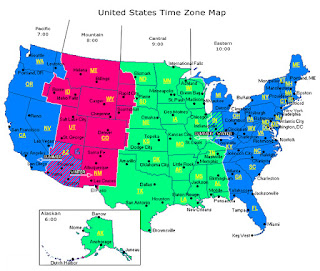 Time Zone  on Nicely Bright Colored Time Zone Map Is Now The Screensaver Of My Pc