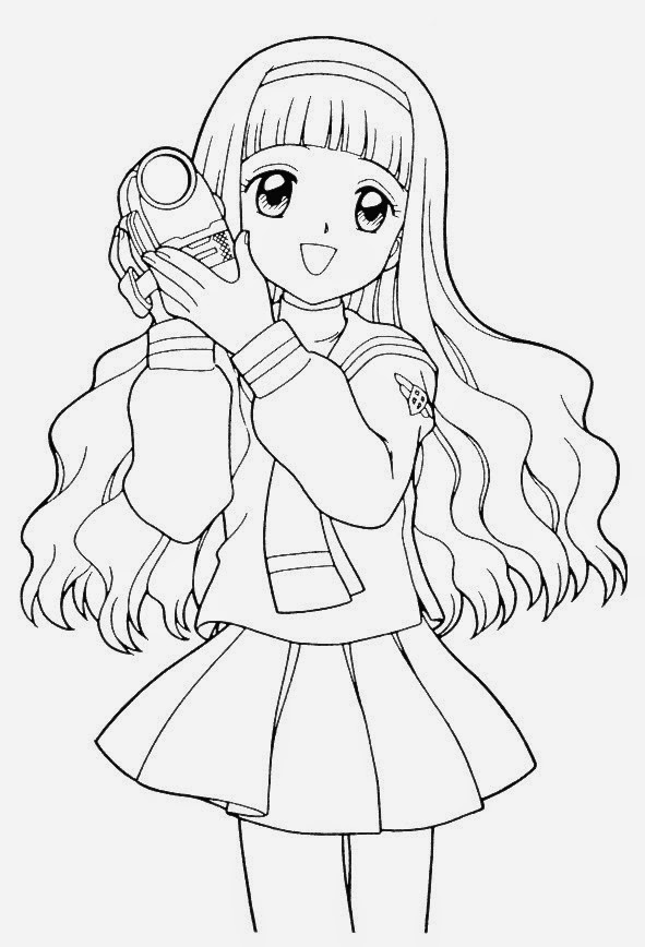 Download anime coloring pages online | FCP