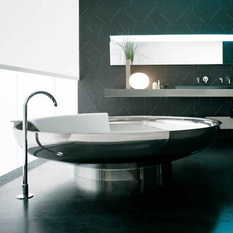 Futuristic Bathroom Design Idea