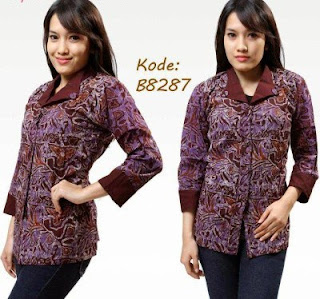 10 Baju Batik  Modern Lengan  Panjang  Elegan Model Baju 