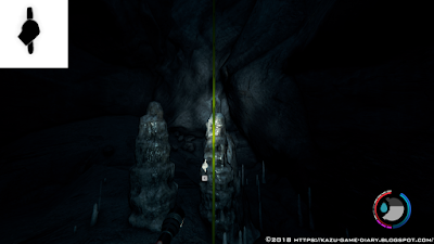 ロープを持つ手のアイコンはロープで出入りするタイプの洞窟の出口を示しています。