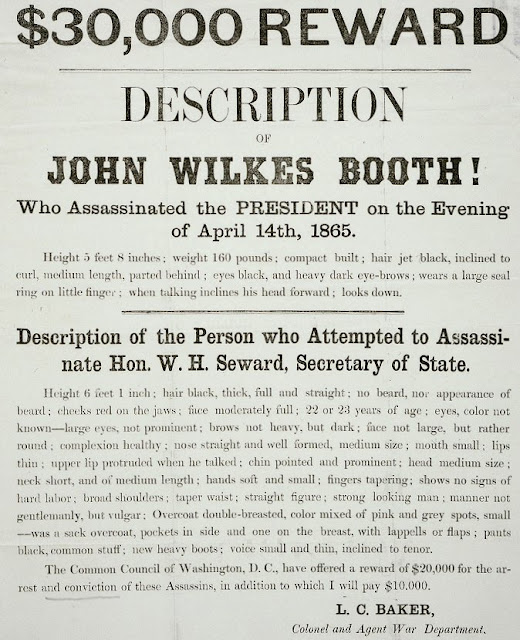 John Wilkes Booth Wanted Poster1