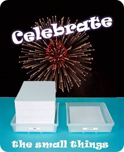 Celebrate the Small Things