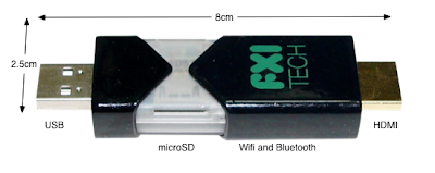 Computador do tamanho de um pen drive roda o Android