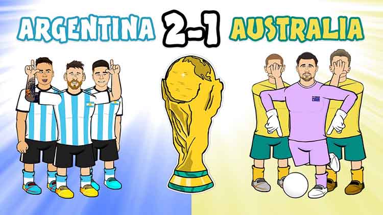 Argentina vs Australia 2-1