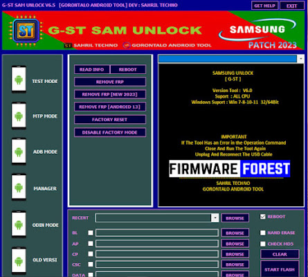 New Update 2022/2023 G-ST SamUnlock V5.5 - Best Tool For All Samsung 