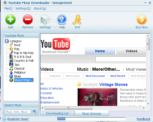 Youtube Music Downloader v3.8.1 Full version