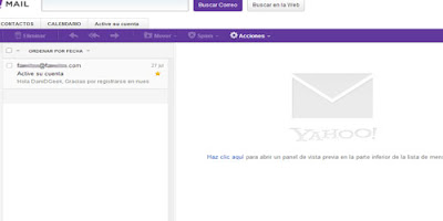 panel vista previa yahoo