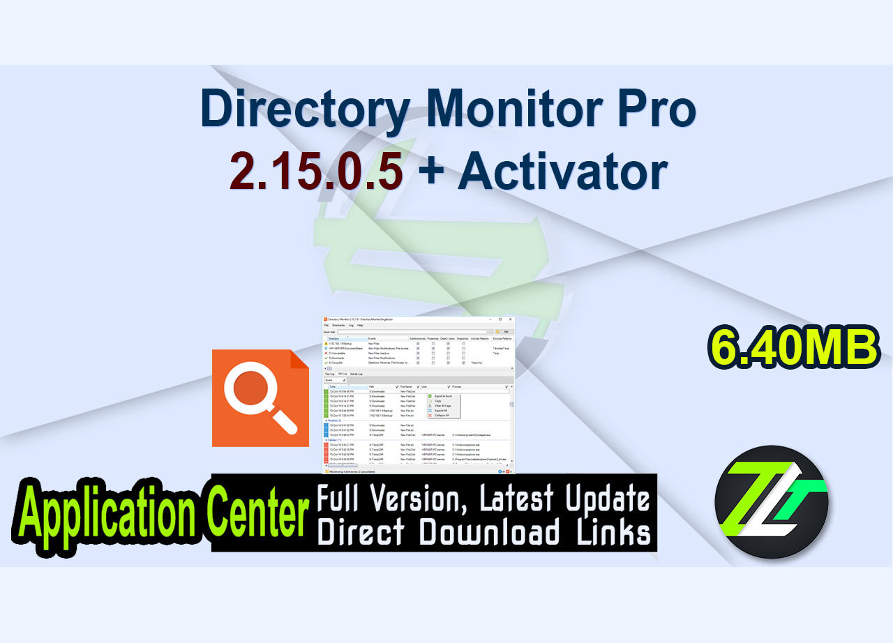 Directory Monitor Pro 2.15.0.5 + Activator
