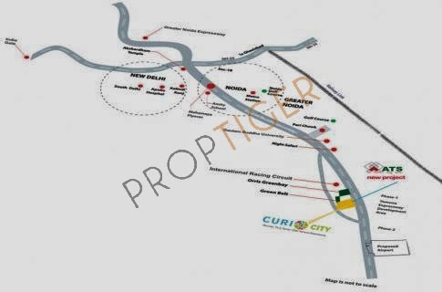 ATS Greens Allure Location Plan