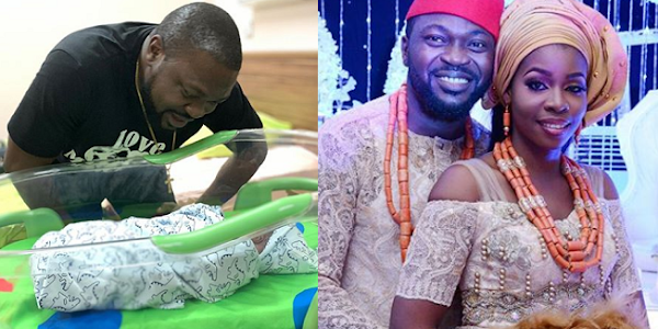 Comedian Buchi and wife welcome a baby boy - Linda Ikeji's Blog