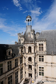 Staircase in Chateau de Chambord