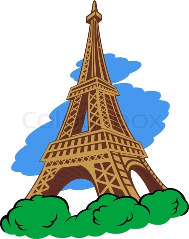 Paris Eiffel Tower Cartoon | free download wallpaper