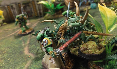 Warhammer 40k - 9th Edition - Space Marines Mantis Warriors vs Tyranids Hive Fleet Jormungandr