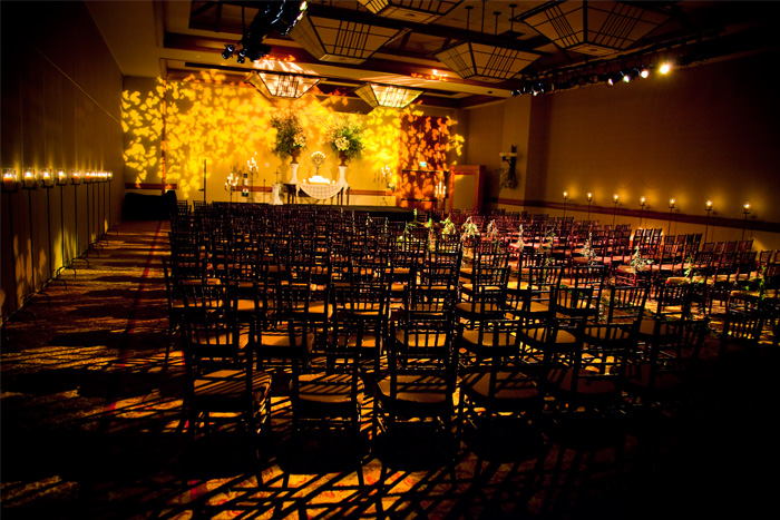 There was no question in their minds that a candlelit courtyard wedding was