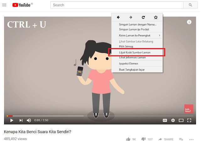 Cara Mengetahui Tag Video Youtube Yang Digunakan Saluran/Channel Lain