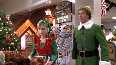 Will Ferrell and Zooey Deschanel in Elf