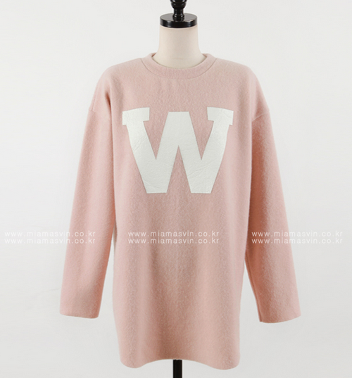 Long T-Shirt with W Print