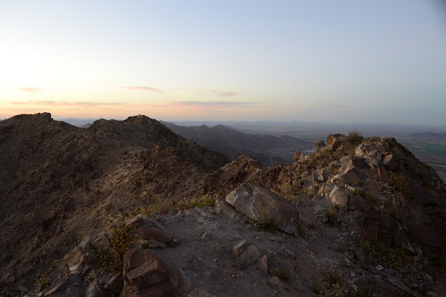 one scrambly ridge line