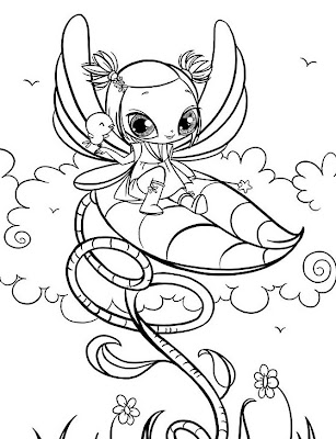 Princess Coloring Sheets on Here Is A Very Detailed Fairy Coloring Page That Older Girls Will