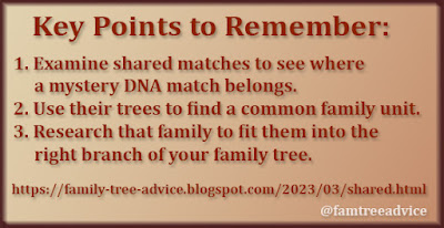 Use this method to find the best branch for your match, then get researching.