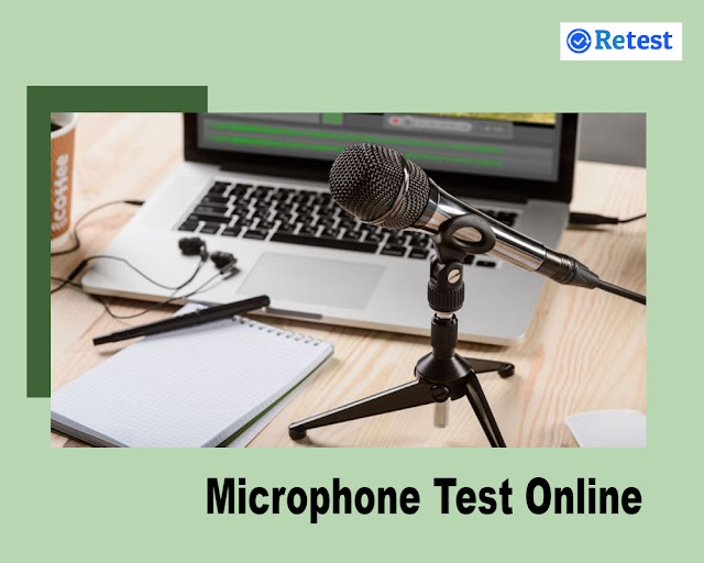 Online microphone test