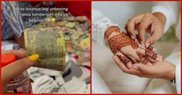 Viral Malam Pertama Pengantin Hitung Uang Amplop di Atas Ranjang, Kaget Gegara Temuan Benda Kumal