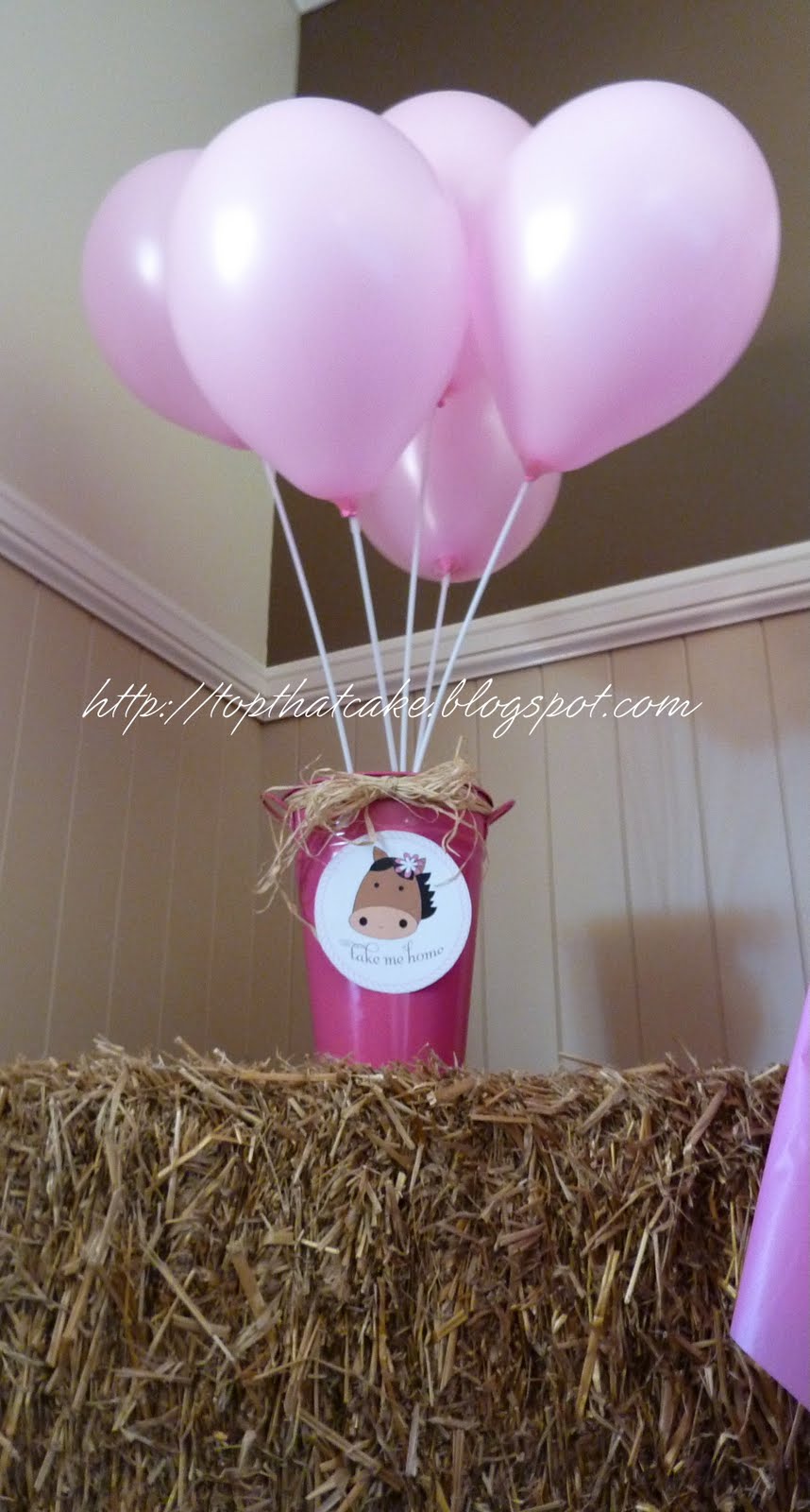 Top That!: Pink Pony Birthday Party! {and Pony Cake}