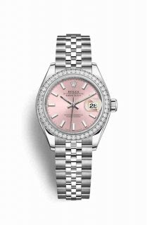 Replica Rolex Datejust 28 White Rolesor Oystersteel 18ct watch 279384RBR