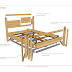 queen size wood bed plans