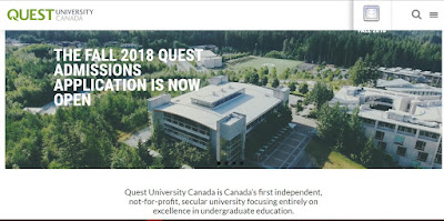 David Strangway Full Tuition Scholarships at Quest University in Canada, 2018