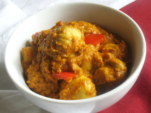 mushroom tikka curry