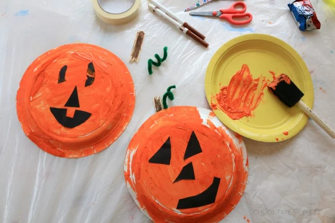 easy pumpkin craft for kids