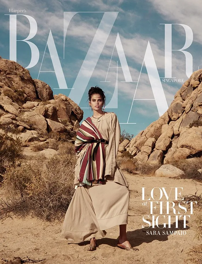 Harper’s Bazaar Singapore February 2018 Sara Sampaio by Yu Tsai