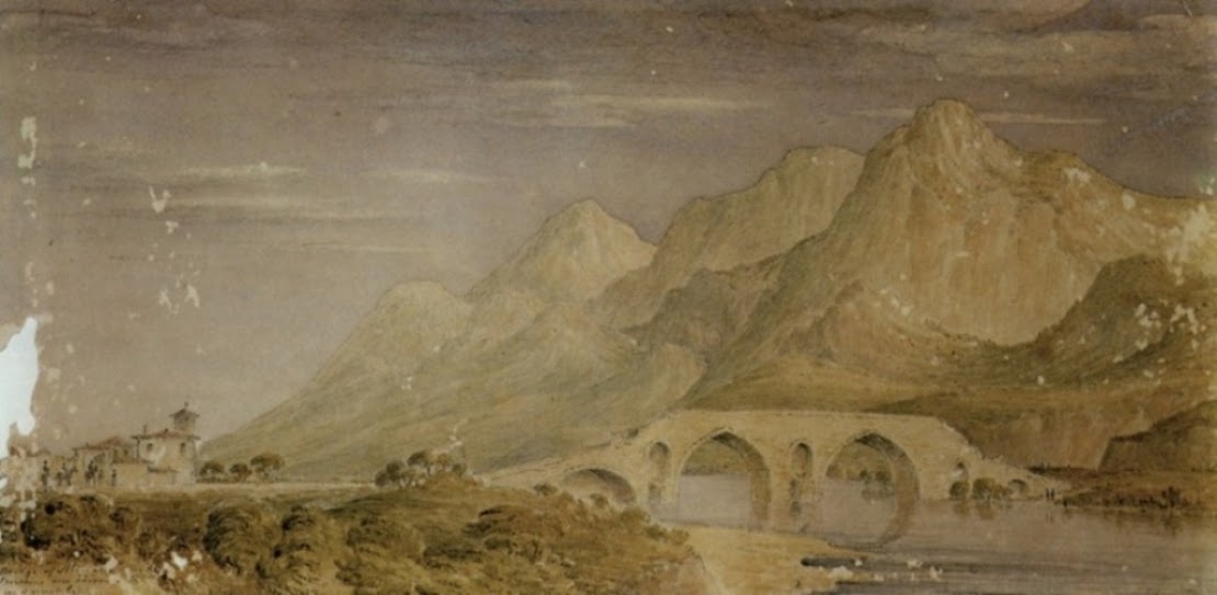 Bridge of Alamana near the Spercheius near Thermopylae, site of ancient battle – J. Skene.