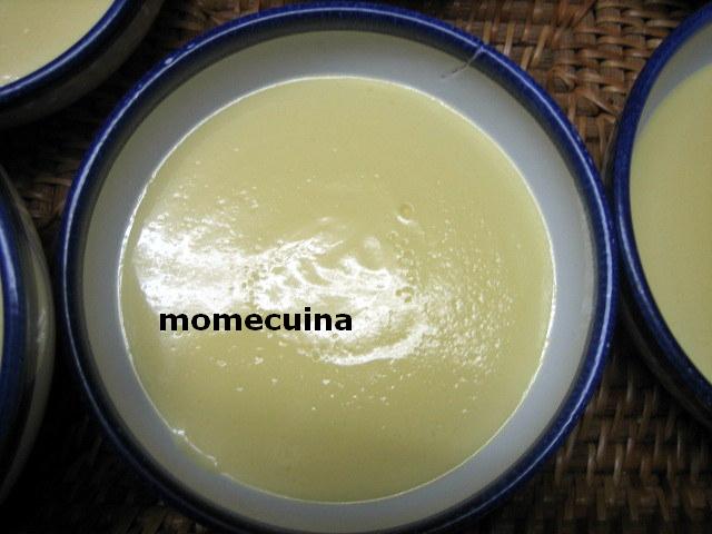 vista del plato de la crema catalana realizada con thermomix