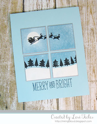 Merry and Bright card-designed by Lori Tecler/Inking Aloud-stamps from Lawn Fawn