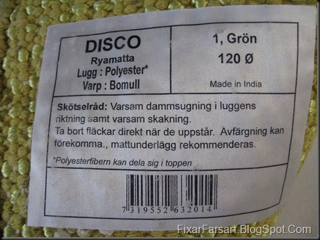 Bauhaus Gröna Disco Mattor 020