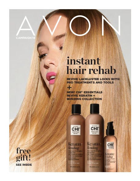 AVON Brochure Campaign 18 2022 - Instant Hair Rehab