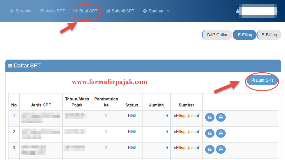 Laporan SPT PPN Online - Cara Lapor Pajak Online