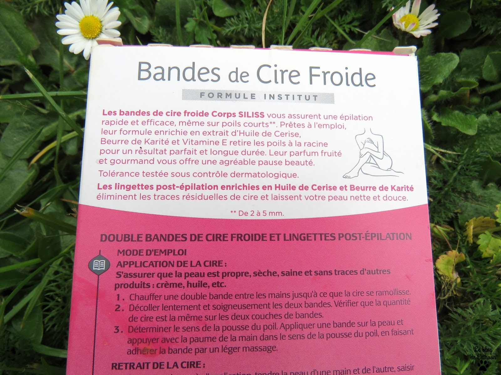 Bandes de Cire Froide - Formule Institut - Parfum Gourmand Grenade - Siliss Leclerc