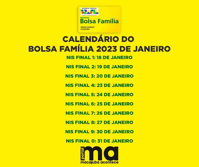 Pagamentos do Bolsa Família começam nesta semana; veja datas e quem recebe