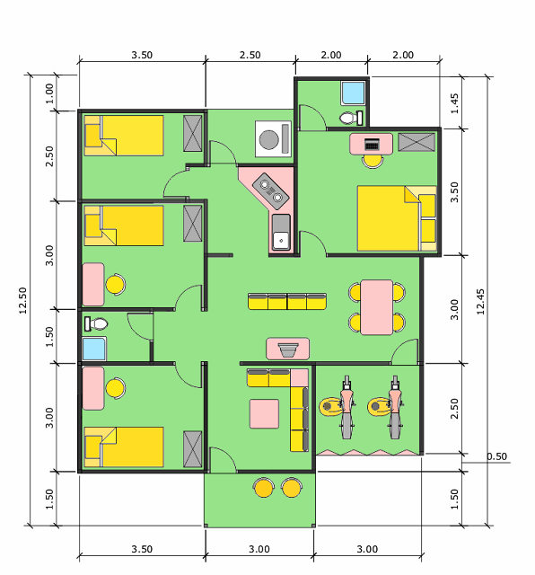 Contoh Denah Rumah Sehat - Gambar Rumah Minimalis 2014