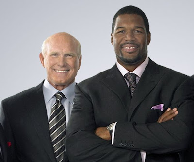 Terry Bradshaw and Michael Strahan